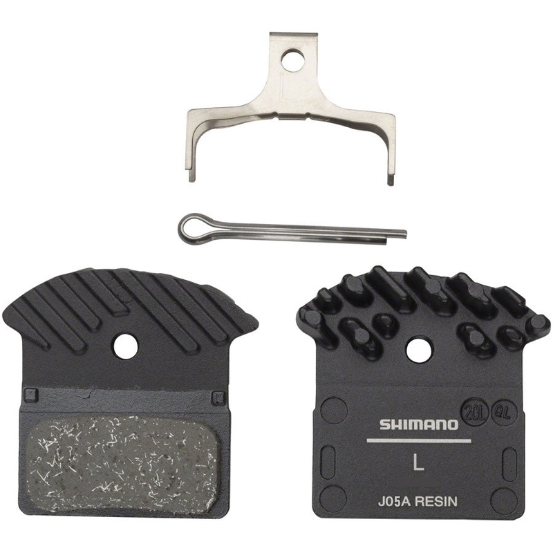 J05A-RF Disc Brake Pad Spring – Resin Compound Finned Aluminum Back Plate