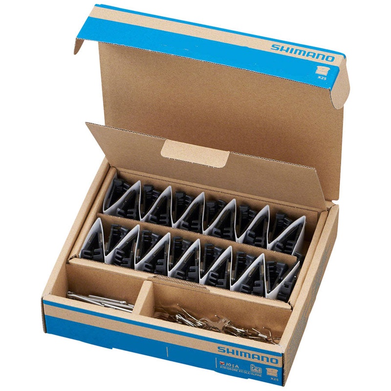 J05A-RF Disc Brake Pad Spring – Resin Compound Finned Aluminum Back Plate Box/25 pair