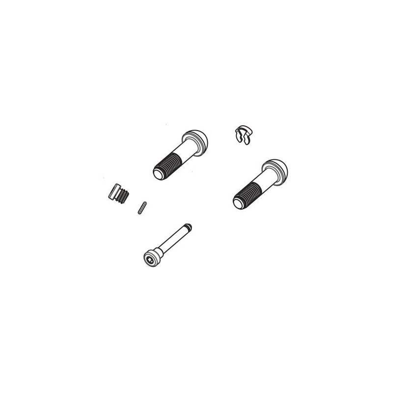 Level T Caliper Hardware Kit with Body Bolts Bleed Screw and Pad pin