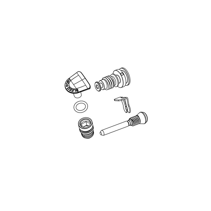 Level Ultimate/TLM A1 Disc Brake Caliper Hardware Kit – Includes Bleed Screw Banjo Screw Pad Pin