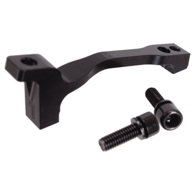 Mount L-Post Disc Brake Adapter – Post 160 to Post 180 Black