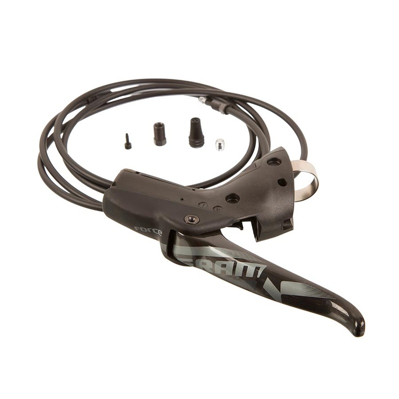 Force 1 Hydraulic Road Front Brake Lever Complete 2000mm Hose Fittings