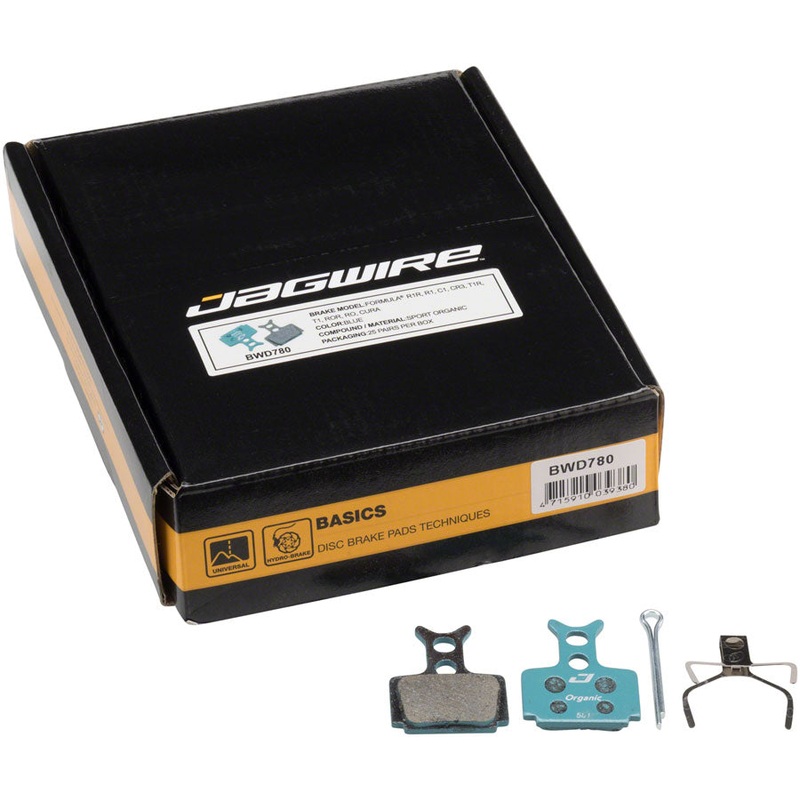 Sport Organic Disc Brake Pads – For Formula C1 CR3 Cura Mega R1/R1R RO/ROR RX T1 Bulk Box of 25