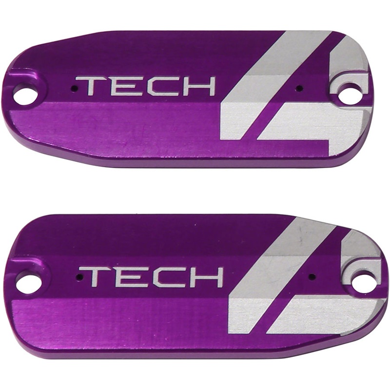 Tech 4 Brake Lever Reservoir Lid – Purple Pair