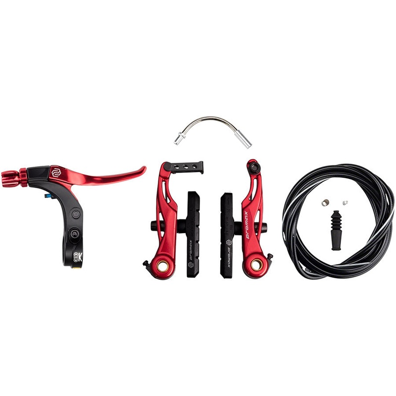 P-1/Click V-Point Linear Pull Brake Kit – 85mm Red
