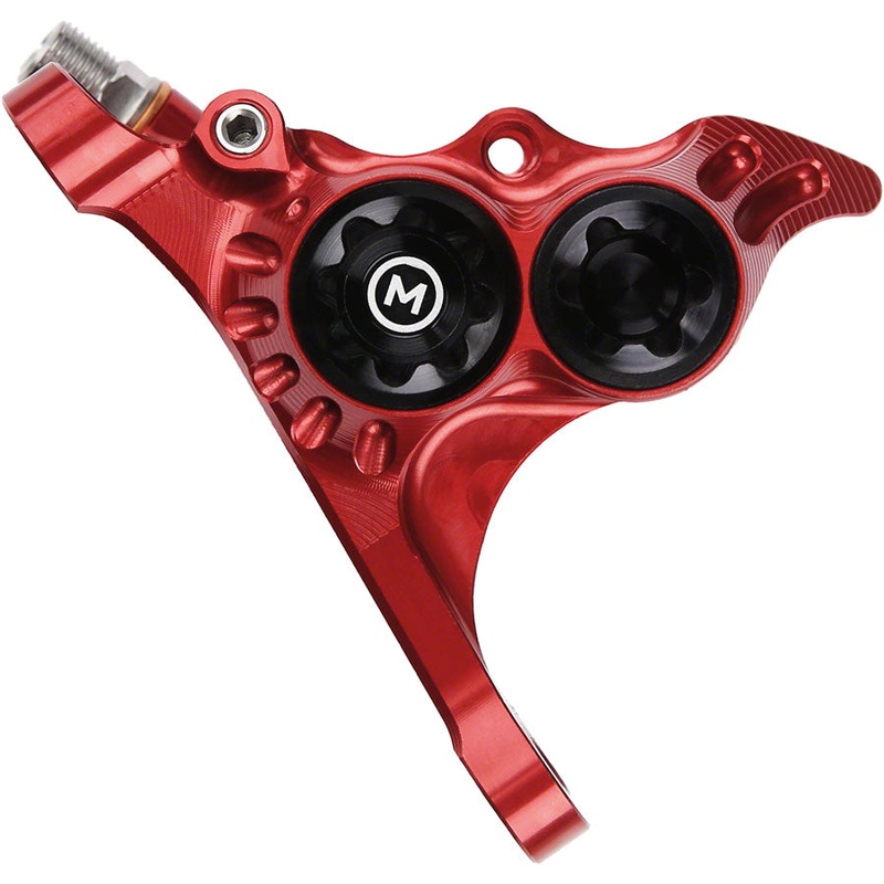 RX4+ Disc Brake Caliper – Front Flat Mount Direct +20mm Mineral Oil Type Red