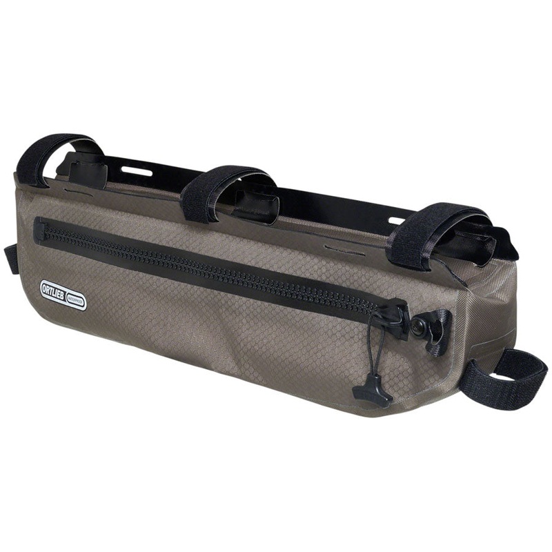 Bike Packing Toptube Frame Pack – 4 Liter Dark Sand