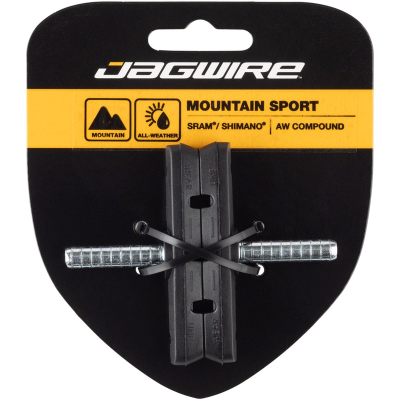 Mountain Sport Brake Pads Smooth Post 70mm Pad Black