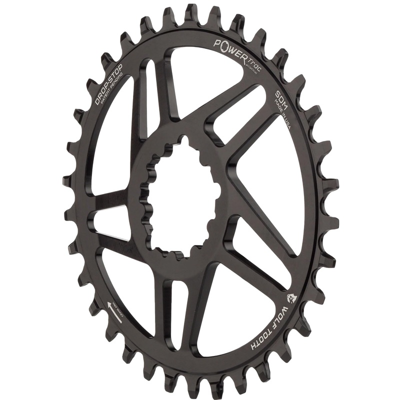 Elliptical Direct Mount Chainring – 32t SRAM Direct Mount For SRAM 3-Bolt Boost Cranks Requires Hyperglide+ Chain BLK