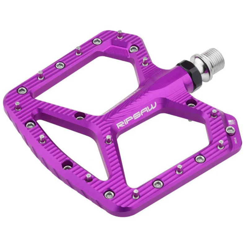 Ripsaw Aluminum Pedals – Platform Aluminum 9/16″ Ultraviolet Purple