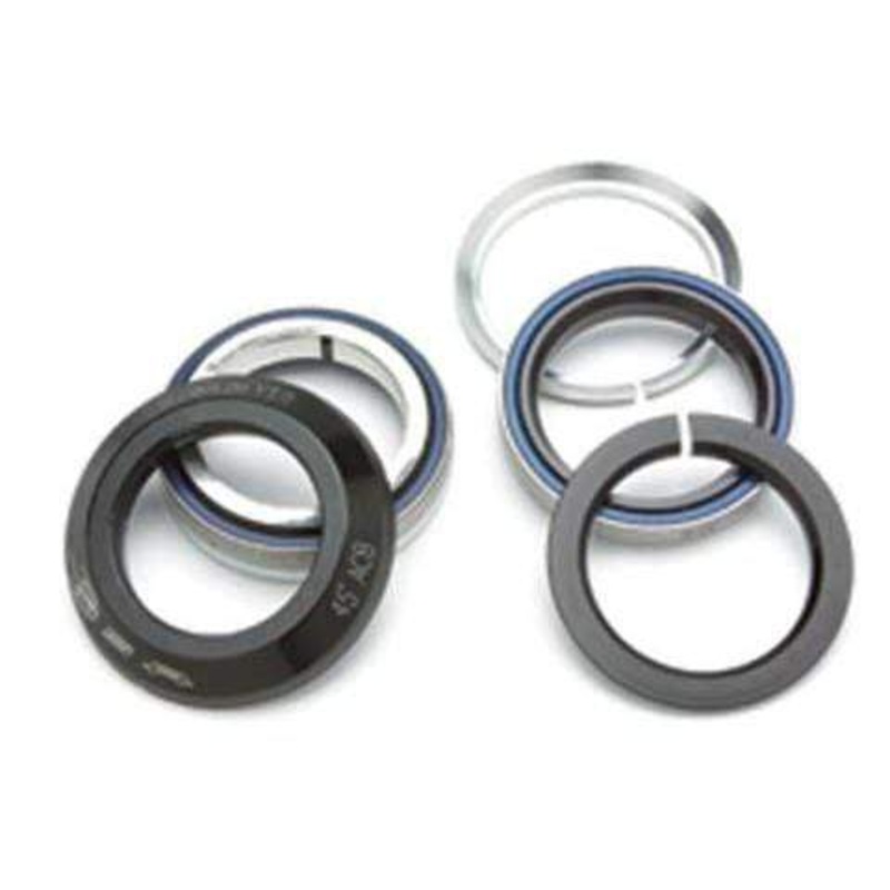 Integrated Cartridge Bearing Road Headset Black 1-1/8″