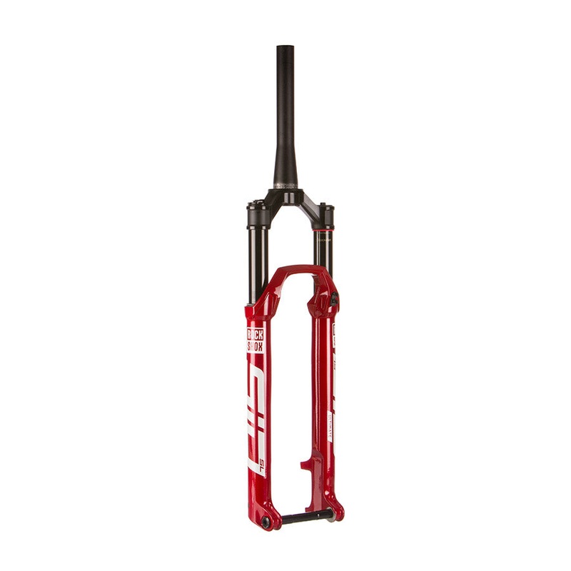 SID SL Ultimate 2P Remote E1 Suspension Fork 29 DebonAir 100mm 1-1/8-1.5 15x110mm TA Rake: 44mm Red Remote: Sold Separately