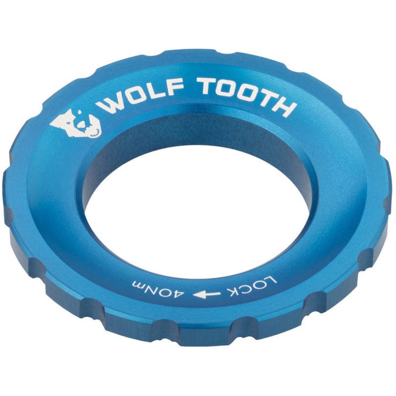 CenterLock Rotor Lockring – External Splined Blue