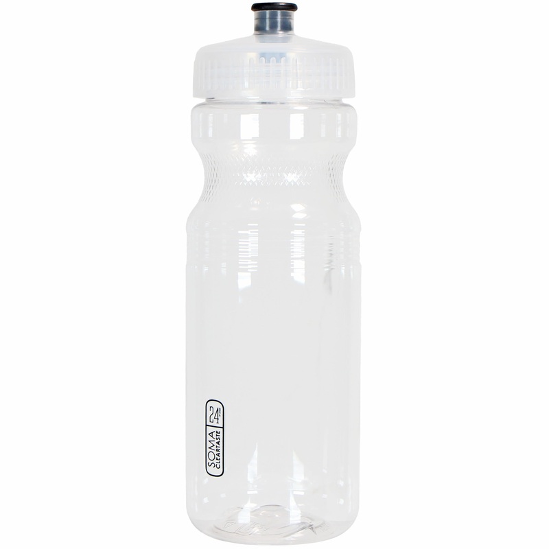 Clear Taste Water Bottle Clear/Black 24oz