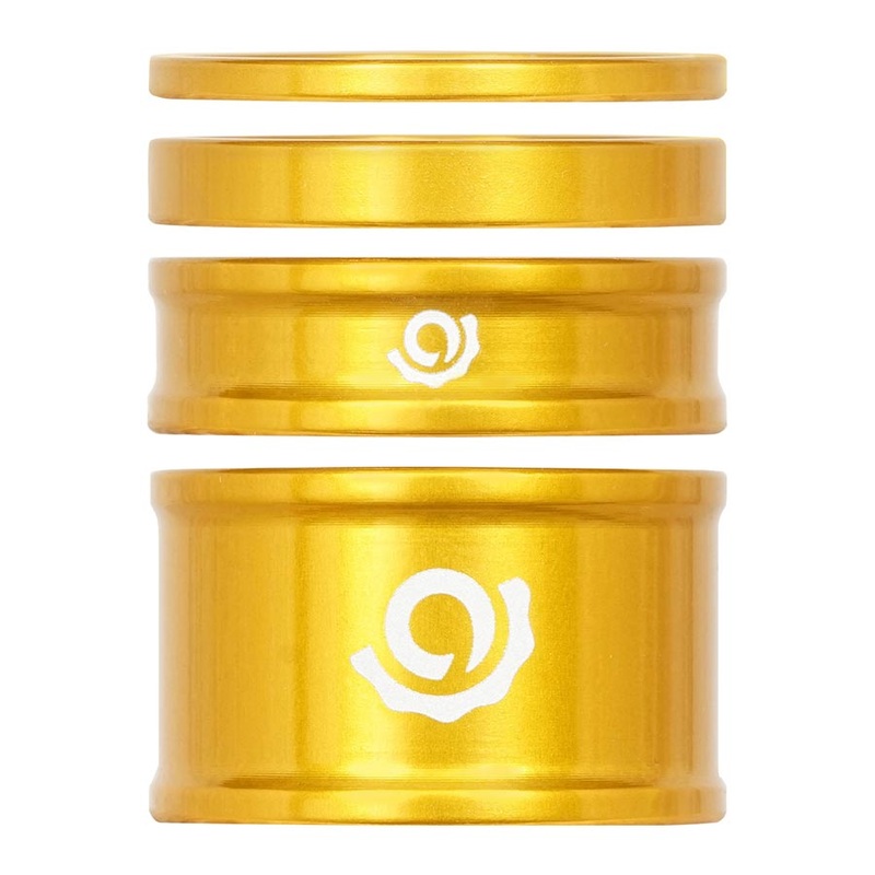 Headset Combo Spacer Kit 1-1/8″ Set/4 Gold