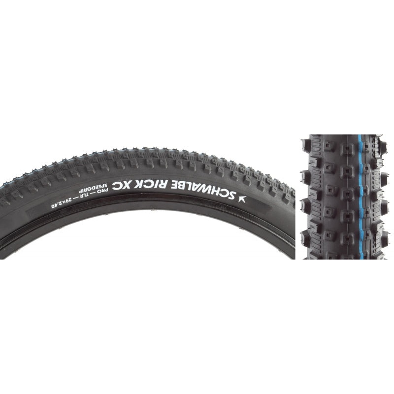 Rick XC Pro Tire – 29 x 2.40 Tubeless Folding BLK Evolution Line Pro Addix SpeedGrip 29 x 2.4″