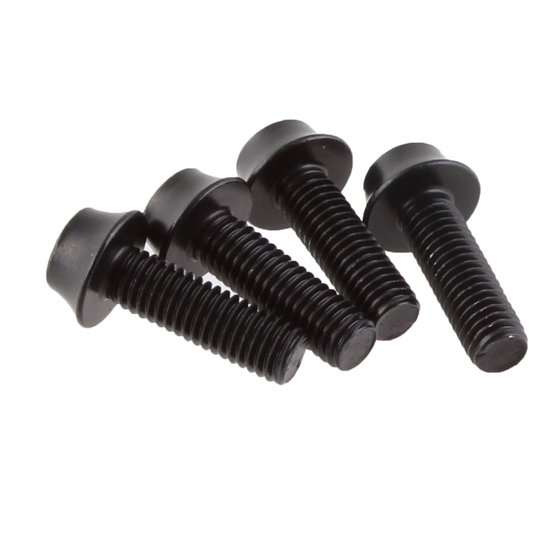 Water Bottle Cage Bolts – Set/4 Aluminum Black