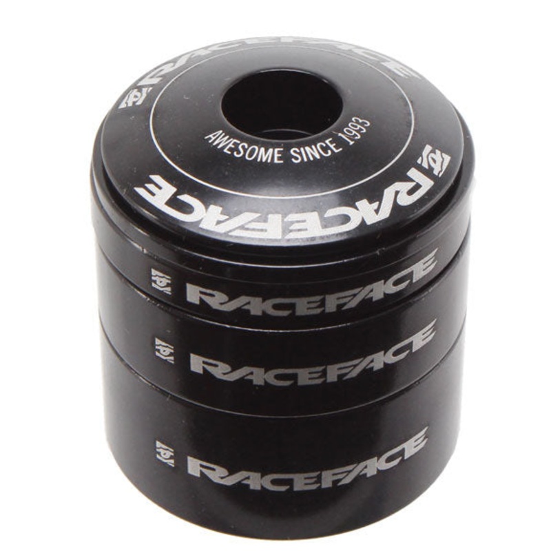 Headset Spacer Kit with Top Cap Aluminum Black