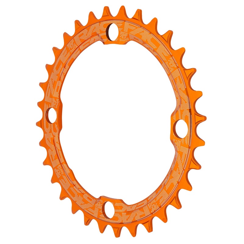1x Narrow Wide Chainring – 32t 104 BCD 10-12 Speed 7075 Aluminum Orange