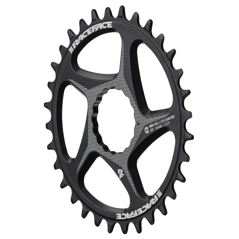 Direct Mount Wide Chainring – 34t DM CINCH For Shimano 12-Speed HG+ Compatible Chain BLK