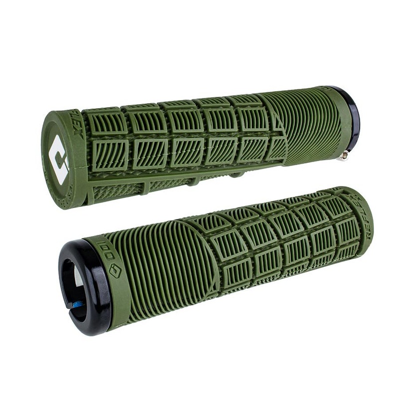 Lock-On MTB Reflex XL Grip – Army Green/Black