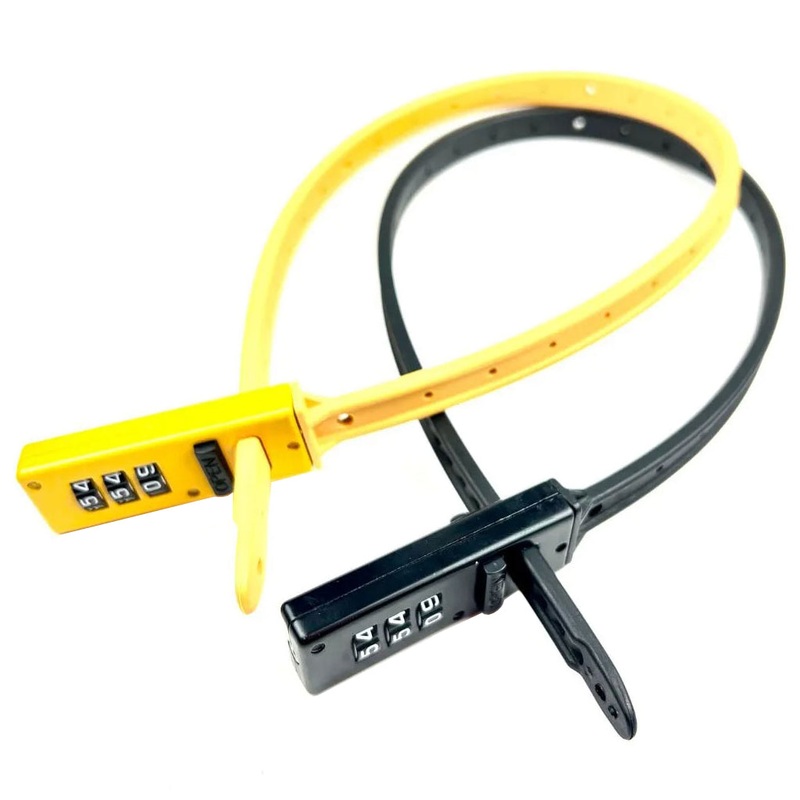 ZipLock Combo Lock – Black/Yellow Pack of 2