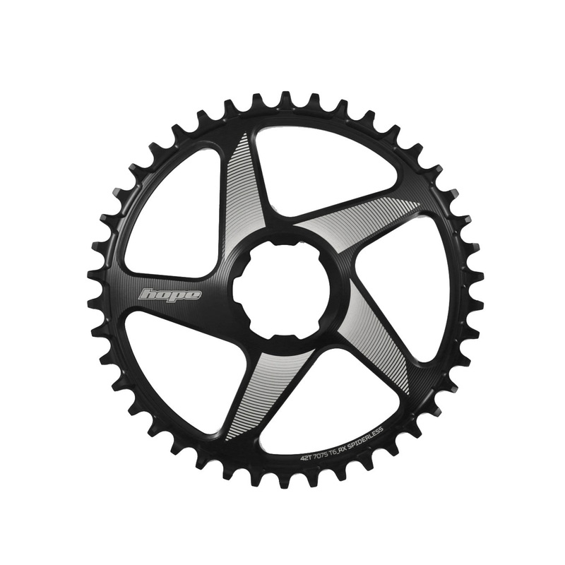 RX Spiderless Chainring – 40t  Direct Mount Black