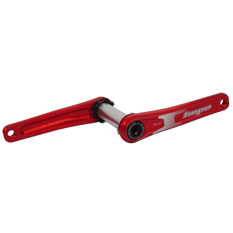 Evo Crankset No Spider(68/73mm) 155mm Red
