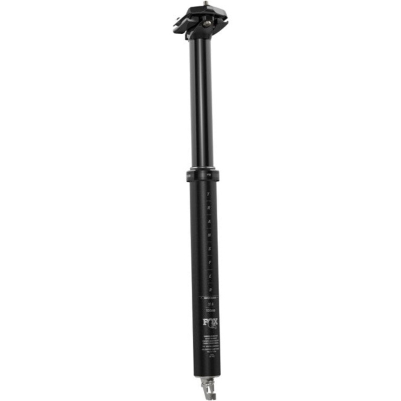 FOX Transfer Performance Elite Dropper Seatpost – 31.6 mm 120 mm Internal Routing Anodized BLK