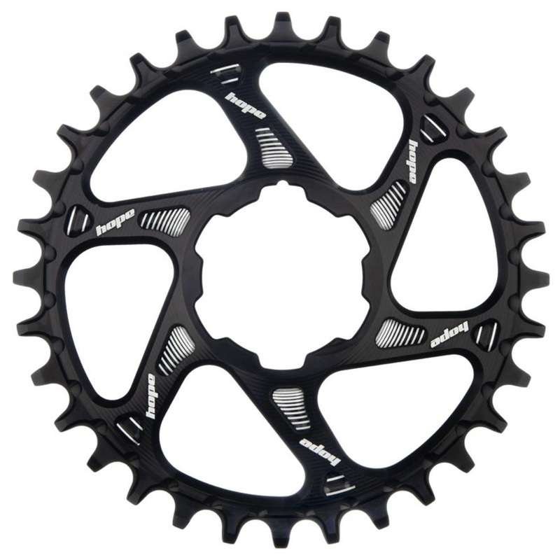 Spiderless Retainer Chainring – 28t Boost  Direct Mount R22 Black