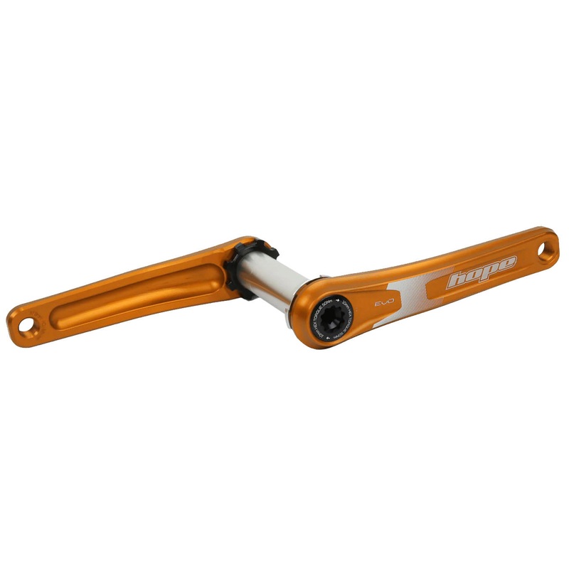 Evo Crankset No Spider(68/73mm) 155mm Orange