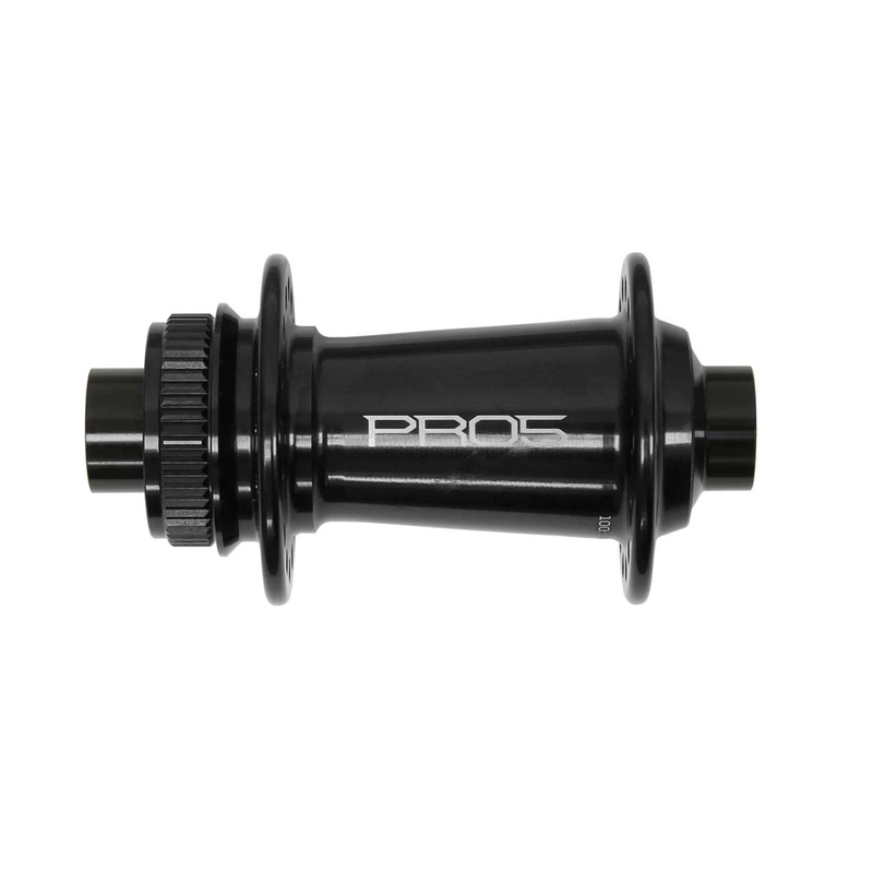 Pro 5 Front Hub – 12 x 100mm Center-Lock Black 28H