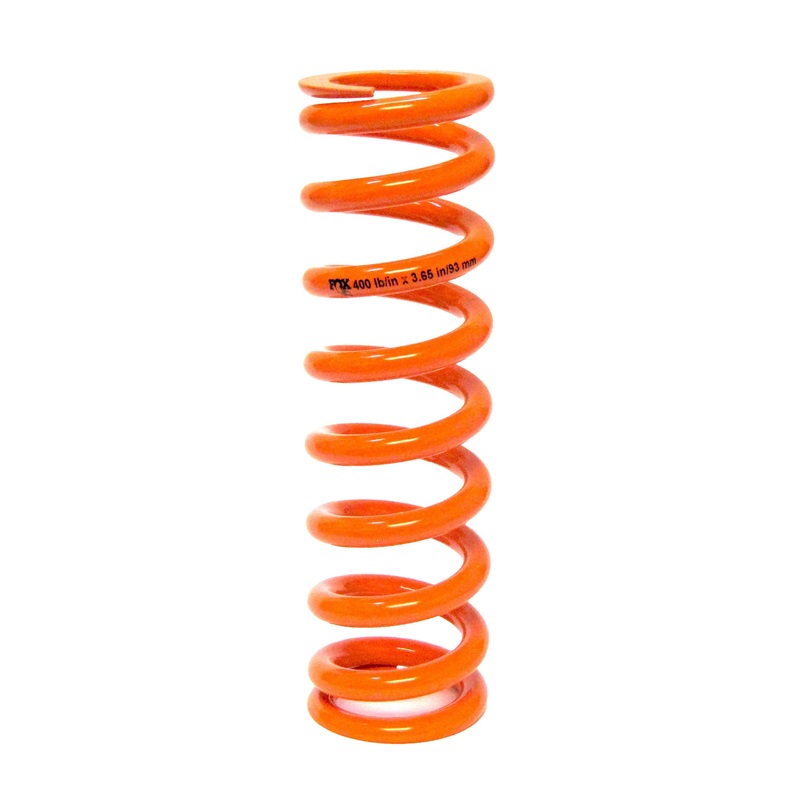 FOX SLS Coil Rear Shock Spring – 400 lb. x 2.65″ / 67mm Stroke Orange