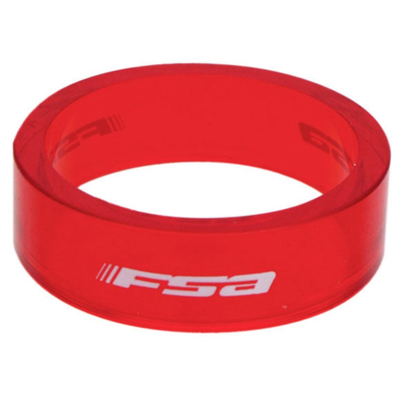 PolyCarb Headset Spacer 1-1/8″x10mm  Red 10/C