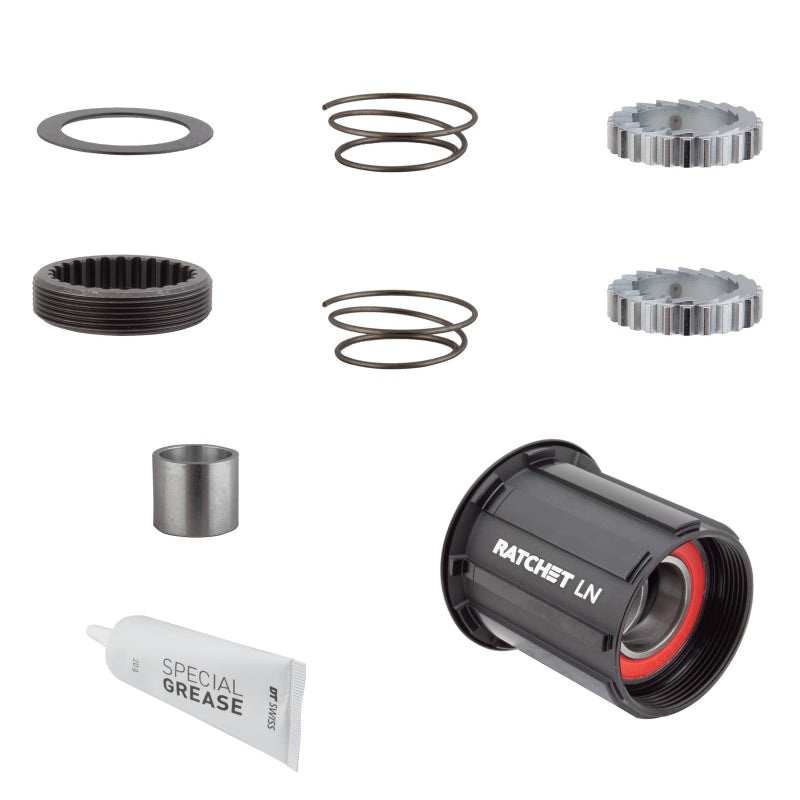 Ratchet LN Freehub Body Upgrade Kit – Shimano HG 11 Road Standard Aluminum Sealed Bearing 18T