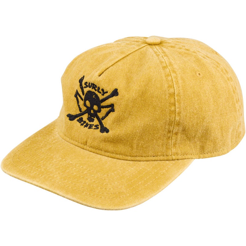 Skullet Strap Back Hat – Mustard One Size