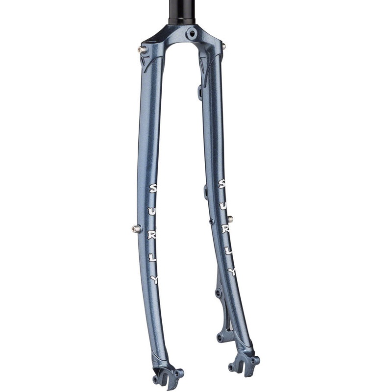 Straggler Fork – 700c QRx100mm 1-1/8″ Straight Steerer 400mm Axle To Crown Steel Cold Steel Blue