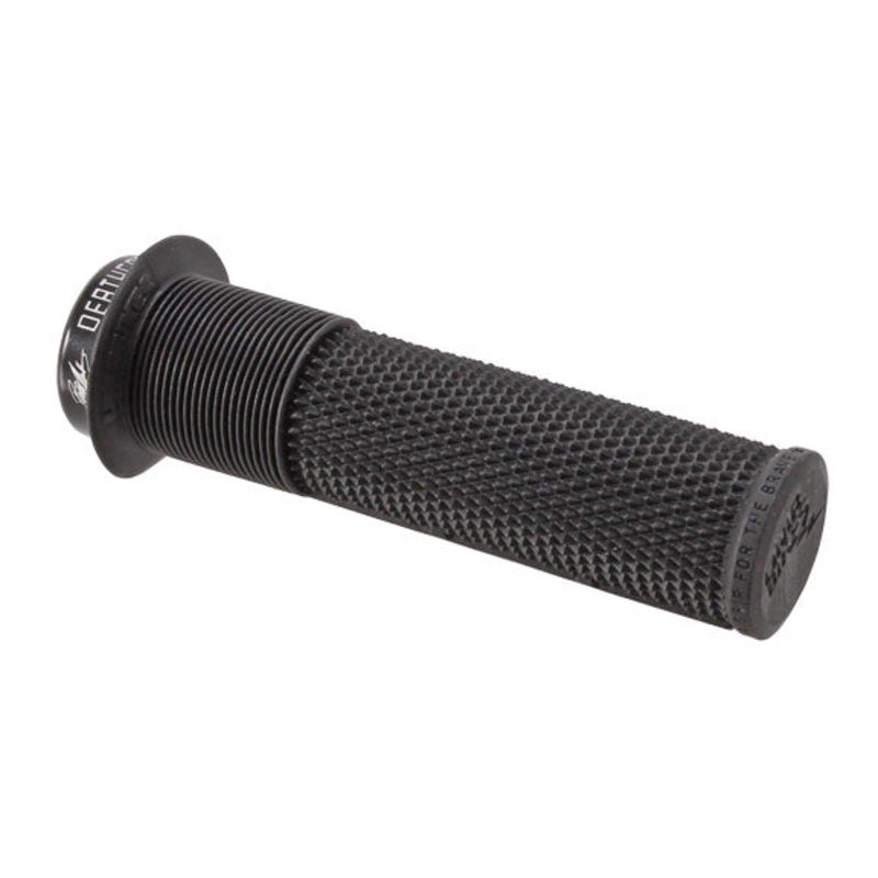 DeathGrip Flanged Grips – Thin Lock-On Black