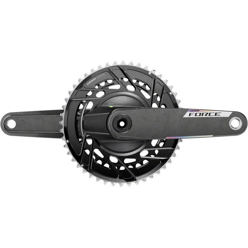 Force AXS Power Meter Crankset – 172.5mm 12-Speed 48/35t Thread Mount 8-Bolt PM Spider DUB Spindle Carbon E1