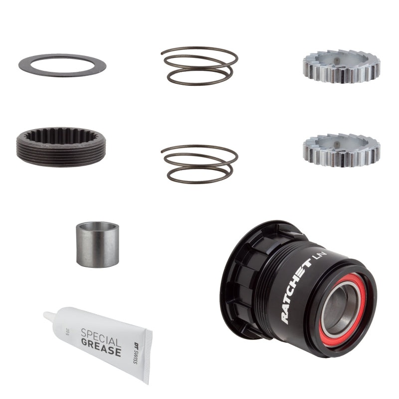 Ratchet LN Freehub Body Upgrade Kit – SRAM XDR Standard Aluminum Sealed Bearing 18T