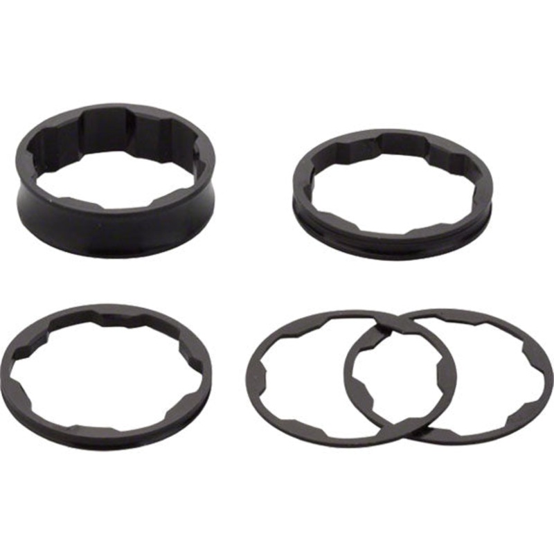 BoxTwo Stem Spacer Kit 1-1/8″ – Black