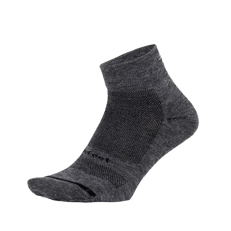 Wooleator Pro 1″ Gravel Gray Socks 7-9