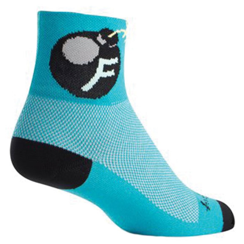 Sockguy FBomb Socks 5-9 Blue/Black