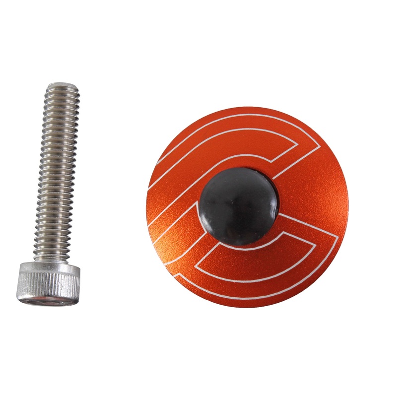 Top Cap Kit  1-1/8″ Alloy Steerers Orange
