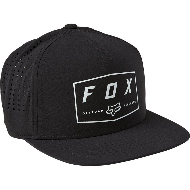 Badge Snapback Hat Black Universal