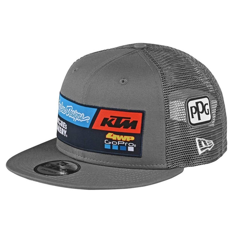 Tld Ktm Team Snapback Hat – Gray Gray OSFA