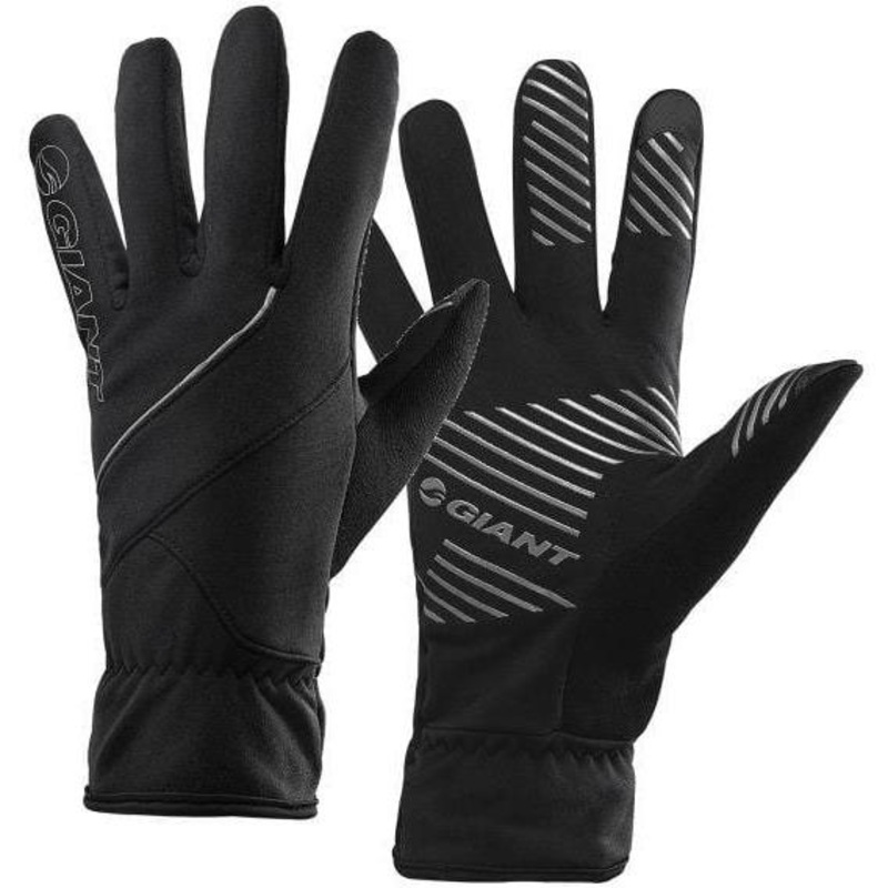Chill Lite Cool Weather Bike Gloves Black Small