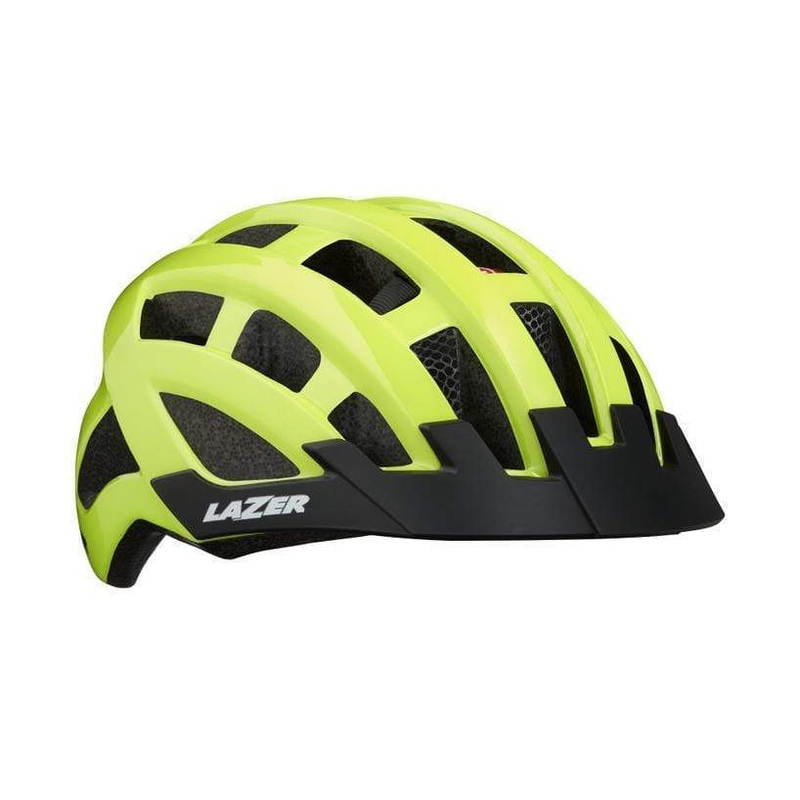 Compact DLX MIPS Recreation Bike Helmet Universal Fit Yellow
