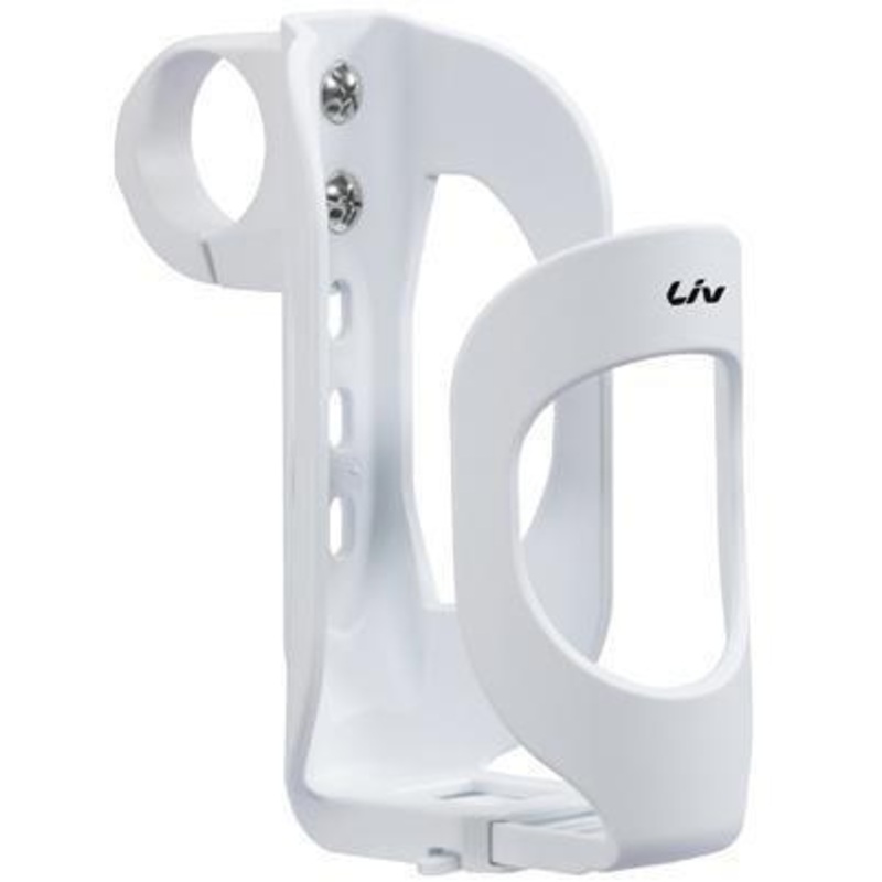 Flexway Adjustable Water Bottle Cage White