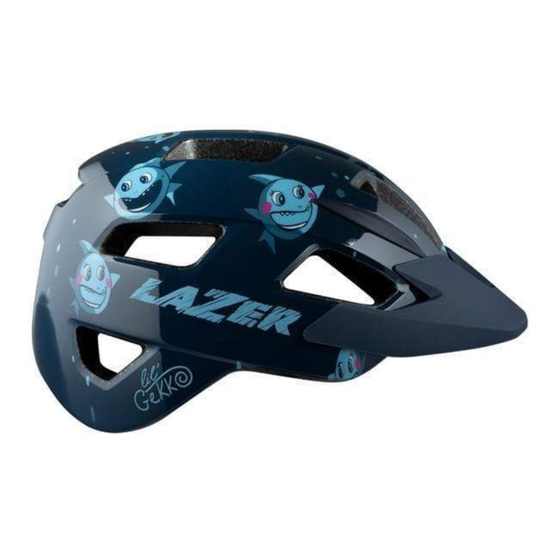 Lil Gekko Kids Bike Helmet – Sharky Blue Universal Youth